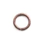 Anneaux ouvert spirale cuivre 10mm x 4pcs