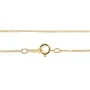 Chaîne Gold Filled 14 carats ovale 1.1mm 45cm  x 1pc