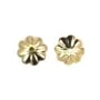 Coupelle fleur en gold filled 14 carat 6mm x 5pcs