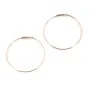 Créoles en gold filled 14 carats rosé 0.7x20mm x 2pcs