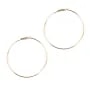 14k gold filled 30x0.7mm creole to decorate x 2pcs
