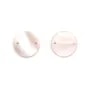 Nacre rose ronde plate 10mm x 2pcs