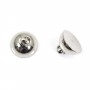 Fermoir aimanté  de forme ronde, en acier, mesurant 10mm x 1pc