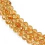Citrine Ronde Facette 8mm x 40cm