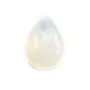 Pierre de lune goutte plate facette x 2pcs