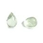 Prasiolite, en forme de goutte facetté x 1pc