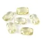 Citrine faceted rectangle 8x12mm x 1pc