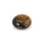 Oeil de tigre rond plat 10mm x 10pcs