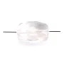 Quartz rose rectangle facette 8x12mm x 1pc