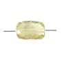 Citrine faceted rectangle 8x12mm x 1pc