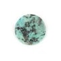 Afrikanischer Türkis Cabochon rund flach 8mm x 2pcs