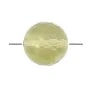 Quartz lemon de couleur jaune, de forme rond facetté, 18mm x 1pc