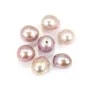 Perle de culture d'eau douce, semi-percée, mauve, poire, 7-7.5mm  x 1pc