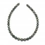 Perla coltivata di Tahiti 9-11.9mm - 38 perle (39cm) - Qualità B