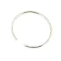 Bracelet jonc flexible 65mm pour perle semi-percée en argent 925 x 1pc