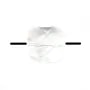 Cristal de roche carré facette 8mm x 5pcs