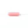 Bambou mer teinté orange Tube 3x10mm x 40cm 