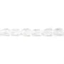 Cristal de roche Goutte Facette 6x9mm x 40cm
