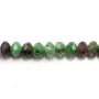 Ruby Zoisite Rondelle Facette 2x3mm x 40cm