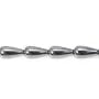 Hématite goutte 8x16mm x 2pcs