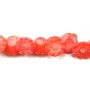 Bambou mer teinté orange Fleur 8.5-10MM 
