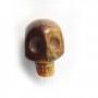 Oeil de tigre tête de mort 10mm