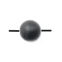 Pierre Noire Matte Ronde 4mm x 20 st 