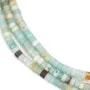 Amazonite, en forme de rondelle Heishi, 2x4.5mm x 39cm