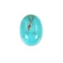 Cabochon de turquoise de forme ovale, 13x18mm x 1pc