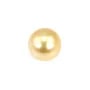 Perle des mers du Sud, dorée, semi-ronde, 11.5-12mm x 1pc