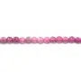 Ruby, de forme ronde facettée, 2mm x 39cm
