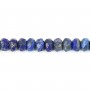 Lapis lazuli rondelle facette 5x7mm x 40cm
