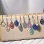 Aventurine Coffee Bean Pendant 18x25mm x 1pc