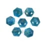 Cabochon Apatit hexagonal facettiert 10mm x 1pc