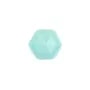 Amazonit Cabochon hexagonal facettiert 10mm x 1pc