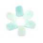 Cabochon Amazonite rectangle 13.5x20mm x 1pc