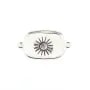 Abstandshalter für rechteckige & runde Cabochons - 925er Silber x 1Stk