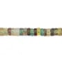 Fluorite Heishi rondelle 2x4mm x 40cm