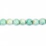 Turquoise du Pérou rond 4mm x 39cm