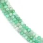 Chrysoprase rondelle facetté 3x4mm x 39cm