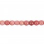 Rhodonite rond 2mm x 40cm