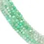 Chrysoprase rond facetté 3-3.5mm x 39cm