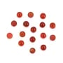Cabujón redondo de Ágata roja 3mm x 4pcs