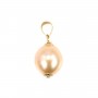 Pendentif Perle de culture d'eau douce saumon - Gold Filled x 1pc