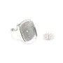 Ring für rechteckigen & runden Cabochon - 925er Silber x 1St