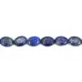 Lapis lazuli, de forme oval, 6x8mm x 40cm