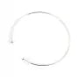 Bracelet jonc flexible 60mm pour perle semi-percée en argent 925 x 1pc