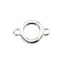 Distanziatore rotondo traforato 10x14mm - Argento 925 x 1pc