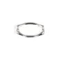 Anillo Ovalado Estilizado 9x15mm - Plata 925 x 1pc