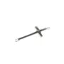 Cruz Espaçador 8x23mm - Prata 925 x 1pc